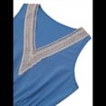 thumbnail image 2 of Vestido Sin Mangas con Escote en V para Mujer, Color Azul, Talla L, 2 of 10