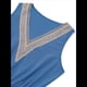 thumbnail image 2 of Vestido Sin Mangas con Escote en V para Mujer, Color Azul, Talla L, 2 of 10