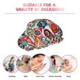 thumbnail image 6 of KLL Cute Nautical Pattern Shower Cap & Bath Cap for Women,Reversible Oversized Waterproof Shower Caps for all Hair Lengths,Elastic Reusable Bathing Hair Cap, 6 of 6