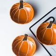 thumbnail image 6 of ​​XIANXIAN Ceramic Pumpkin Candy Bowl Halloween Shaped Snack Serving Dish French Onion Soup Bowl Themed Decor for Festive Gatherings and Seasonal Entertaining​​, 6 of 9