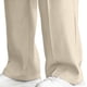 thumbnail image 4 of Ceisia Men's All-Season Solid Color Pleated Gift Draped Straight Leg Pants Elastic Drawstring Waist Pockets for Outdoor Casual Daily Work Wear, 4 of 9