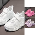 thumbnail image 2 of VOUZZA Girls Fashion Sneakers All Season Kids Athletic Shoes Flat Platform Non- Lightweight Mesh Breathable Lace-Up Hook and Loop Casual, 2 of 9