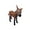 B, variant on HUMJUSE Plastic Small Toy Horses Miniature Horse Figurines Horse Party Decorations Realistic Plastic Horse Model Toy Gift for Girls Boys