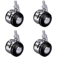 thumbnail image 1 of 4 Pieces Universal Caster Wheels, Trolley Furniture Caster Replacement, Alloy Caster Furniture Wheel, With Brake Function, Chair Casters, 1 of 5