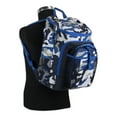 thumbnail image 3 of Fuel Unisex Top Loading Backpack and Lunch Bag Set, 2-Piece, Blue White Camouflage, 3 of 9