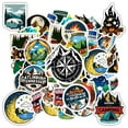 thumbnail image 6 of 35pcs Hiking Stationery Stickers Adventure Waterproof Graffiti Decals Nature DIY Stickers for Laptops Suitcases Notebooks, 6 of 9