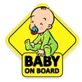 thumbnail image 3 of Reflective Waterproof Baby on Board Pattern Sticker Decal, 3 of 8