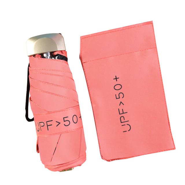 Lightweight Compact Travel Umbrella Easy To Carry For Travel Use Light Green