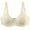 Khaki, variant on Women's Plus Size C Cup Lace Underwire Bra Push Up Support Anti-Sagging Comfortable Everyday Maternity Sleeping Underwear