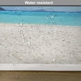 thumbnail image 6 of Ambesonne Tropical Place Mats Set of 4, Tropical Beach Palm Trees, Standard Size, White Green Blue, 6 of 6