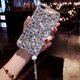 thumbnail image 1 of Funda de teléfono con colgante de diamante de joyería ostentosa para iPhone 13, 12 mini, 11Pro Max, X, XS, XR, 7, 8, 6, 6s Plus, cubierta de diamantes de imitación de cristal brillante Fivean unisex, 1 of 2