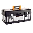 thumbnail image 1 of Caja de Herramientas, Estuche Organizador de Herramientas, Gran Espacio, Almacenamiento de Herramientas Manuales, Multiusos con Asa, Contenedor, Caja 14 pulgadas, 1 of 8