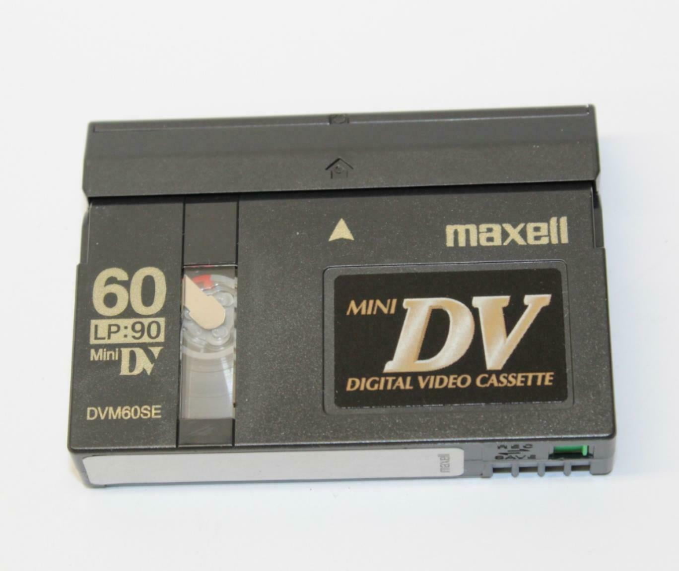 Maxell DVM60SE Mini DV Digital Video Cassette LP:90 Camcorder Tape ...