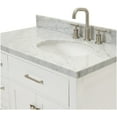 thumbnail image 2 of Ariel H037srcwovo Bristol 37" Free Standing Single Oval Basin Vanity Set - Grey, 2 of 7