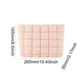 thumbnail image 2 of KGOTA Quilted Travel Makeup Pouch Puffy Makeup Organizer Storage Bag with Zipper Cosmetic Organizer Case Solid Color for Women and Girls, 2 of 10