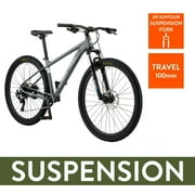 Ozark Trail M.2 Ridge 29 in Mountain Bike, Medium 17 in Frame, Fits Riders 5 ft 7 in - 5 ft 11 in, Gray, Adult, Unisex