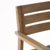 thumbnail image 4 of Brigitte Outdoor 5-Piece Round Acacia Wood Dining Set, Gray, 4 of 13
