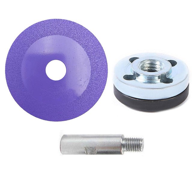 Hoja de sierra de diamante de 100 mm Kits de disco de corte de vidrio de jade de cerámica Herramienta de bricolaje (púrpura) Sywqhk Para estrenar