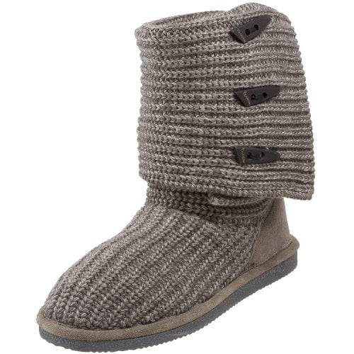 grey knit boots