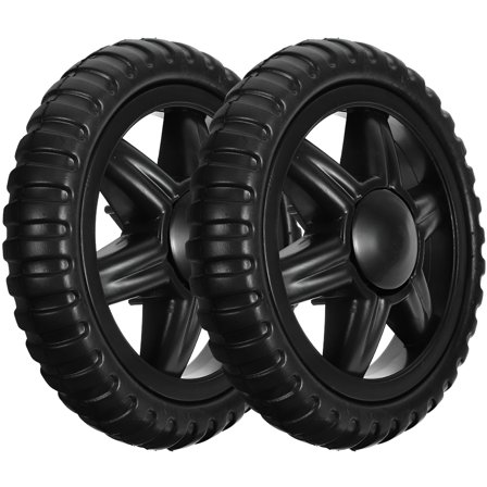 LAMIRO Caster Wheels 2pcs Metal Shopping Cart Casters Heavy Duty Swivel Wheels,5.12"X5.12"X1.18"