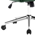 thumbnail image 5 of Duhome Office Chair Velvet Desk Chair on Wheels Adjustable Computer Chair for Home Office Bedroom Modern, Dark Green, 5 of 7
