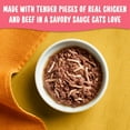 thumbnail image 6 of Meow Mix Tenders in Sauce Wet Cat Food With REAL Chicken & Beef, 2.75 oz Cup (Packaging And Formulation Updates Underway), 6 of 9