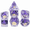 Purple, variant on 7PCS DND Dice Set with Purple Ghost Insert, Transparent Blue Resin Polyhedral RPG Dice with Black Numbers for Dungeons and Dragons