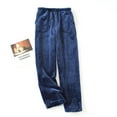 thumbnail image 6 of Women Plush Fuzzy Pajama Pants Flannel Fleece Winter Warm Lounge Sleepwear Nightwear with Pockets, 6 of 7