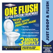 Pro Lab One Flush 1/4 Oz. Septic Tank Treatment (3-Pack) ON102