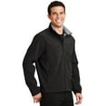 thumbnail image 4 of Port Authority Glacier Soft Shell Jacket J790 - Black/Chrome - XS, 4 of 6