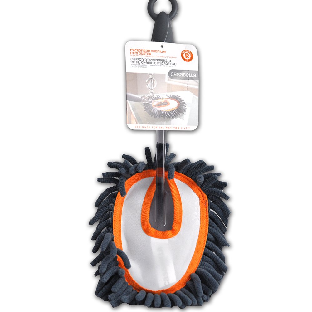 Casabella Microfiber Chenille Mini Duster Gray