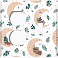 thumbnail image 4 of Metal Light Switch Plate Cover Festive Sleepy Santa Helpers Dreamy Moon XMS007, 4 of 13