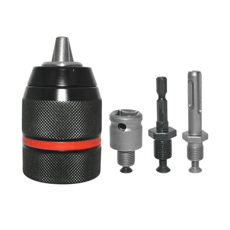 

4pcs Oneway 2-13mm 1/2-20UNF Connector Hand Tool Quick Replacement Drill Chuck