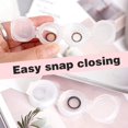 thumbnail image 3 of DAMAIE 6 Pack Flip Press Contact Lens Case Container Holder Storage Box Portable Contact Lens Travel Kits (Color), 3 of 8