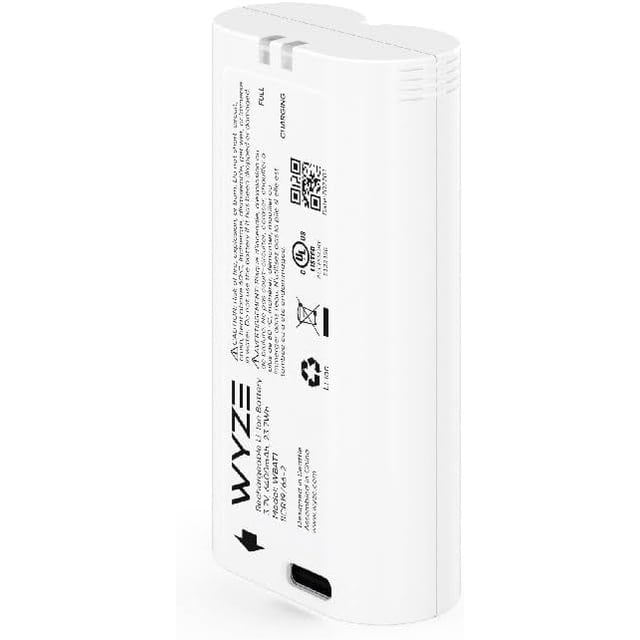 Paquete de baterías WYZE extraíble para Battery Cam Pro y Duo Cam