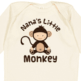 thumbnail image 4 of Inktastic Nana's Little Monkey Boys or Girls Long Sleeve Baby Bodysuit, 4 of 5