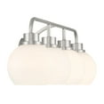 thumbnail image 5 of Meridian M80082BN 4-Light Bathroom Vanity Light in Brushed Nickel, 5 of 7
