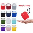 thumbnail image 4 of Headphone Protective Case Skin For AirPods 2 Silicone Hanging Buckle + Anti-lost Rope + Earbud Sleeve + Buckle + Boxed, 4 of 6