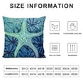 thumbnail image 5 of GOSMITH  Set of  Ocean Beach Outdoor Pillow Covers Coastal Sea Turtle- Starfish- Sea Horse-Fish Cushion Cover Sea Theme Home Decorative Pillowcases, 5 of 5