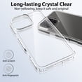 thumbnail image 2 of for iPhone 16 Pro Max Case, Luxury Clear Ultra Slim Anti-Scratch Shockproof Non-Yellowing Acrylic Hard Back Protective Lightiweght Phone Case Cover Fit for iPhone 16 Pro Max - Clear, 2 of 6