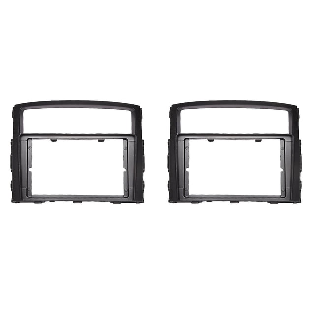 2x para Pajero 2010 9 pulgadas 2din O Panel Dvd Navigat Panel marco coche Fascias Radio Panel