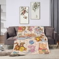 thumbnail image 7 of Eeyore Cartoon Fleece Blanket for Boys Girls Kids, Ultra Soft Cozy Warm Flannel Throw Blankets, Plush Blanket Gifts for Bed Sofa Living Room Couch Home Decor 40"X30", 7 of 7
