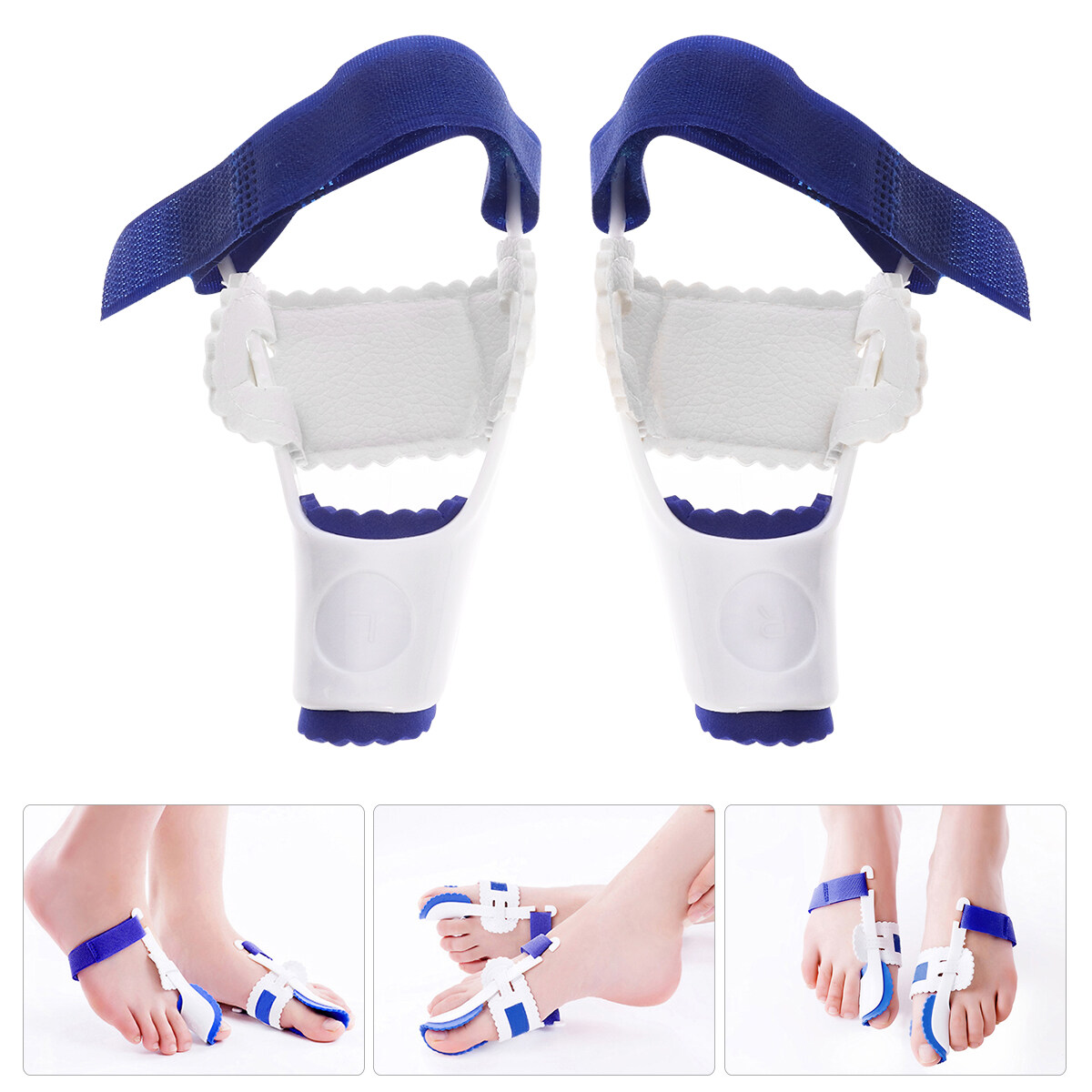 Big toe bunion splint TINKSKY A Pair of Big Toe Bunion Straighteners