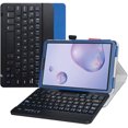 thumbnail image 2 of Estuche de teclado Bige para Galaxy Tab A 8.4 2020 cubierta de cuero azul, 2 of 2