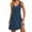 Navy1, variant on AherBiu Summer Dresses for Women 2025 Basic Tshirt Dress V Neck Sleeveless Comfy A-Line Short Sundresses with Pockets