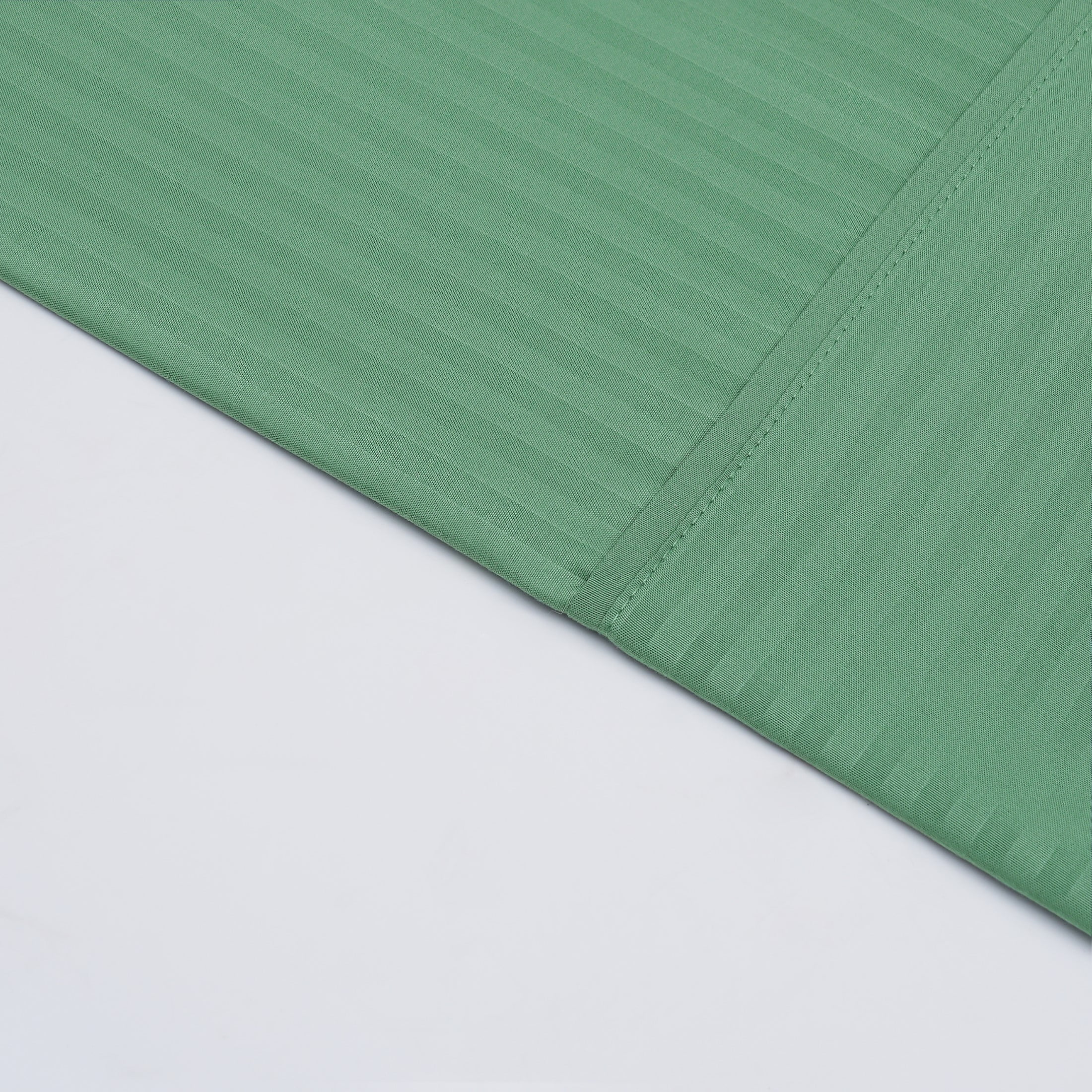 Mainstays Super Soft Brushed Microfiber Pillowcase Set, Green Sage Embossed Stripe, Standard/Queen, 2 Piece