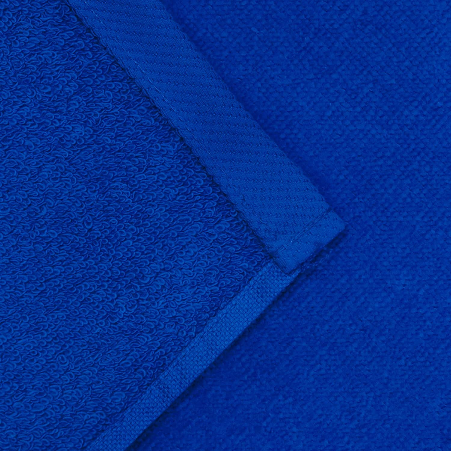 Beachland - Solid Beach Towel 30 x 60 inch Pool and Resort Style - 100% Cotton - Extra Soft and Absorbent (Cobalt, 1 Towel)