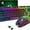 Black, variant on Wireless Gaming Keyboard and Mouse Combo with 87 Key Rainbow LED Backlight Rechargeable 3800mAh Battery Mechanical Feel Anti-ghosting Ergonomic Waterproof RGB Mute Mice for Computer PC Gamer (White)
