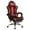 Black/Red, variant on Alden Design Ergonomic Gaming Chair with Slide Out Footrest, Black/Red