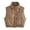 Brown, variant on Vest for Women ,Women Stand Collar Outerwear Vest All Season Versatile Layering Piece for Everyday Fashion Wear